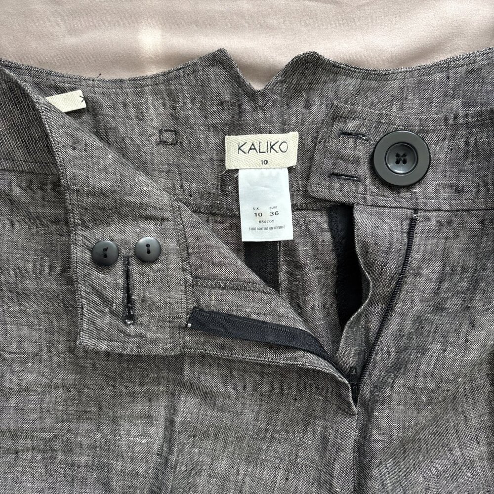 Kaliko Luxe Linen Peplum Suit | UK 10 / US 6 - Picture 2 of 7